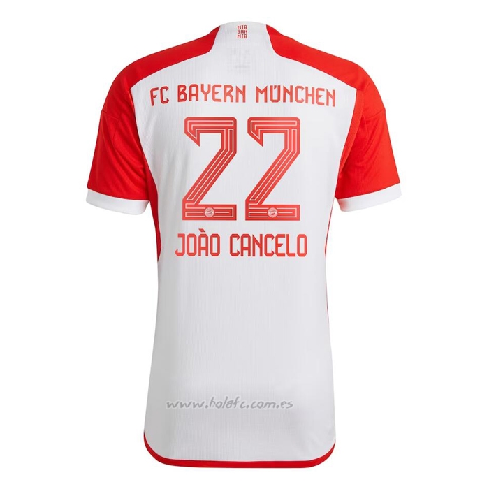 Camiseta Bayern Munich Jugador Joao Cancelo Primera 2023-2024